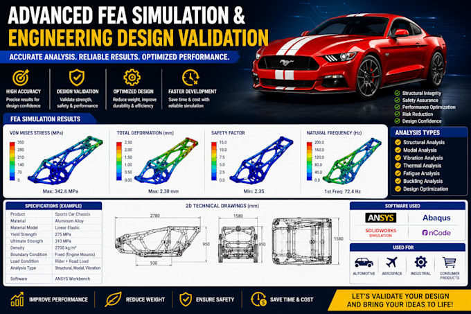 do advanced fea simulation and engineering design validation