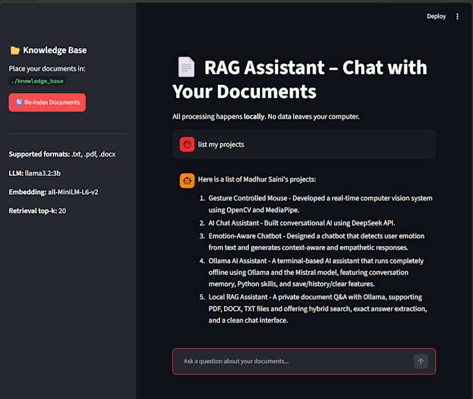 build private ai document chatbot