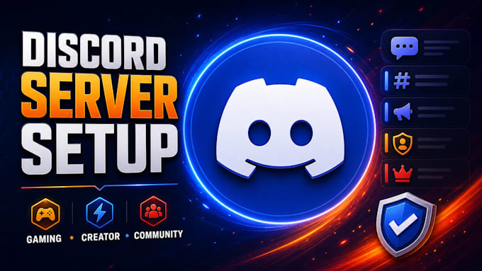 set up a professional discord server for your gaming or creator community