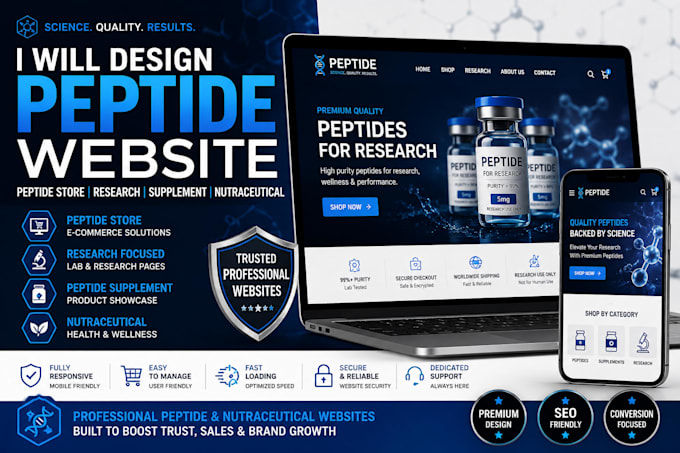 peptide website peptide store research peptide supplement website nutraceutical