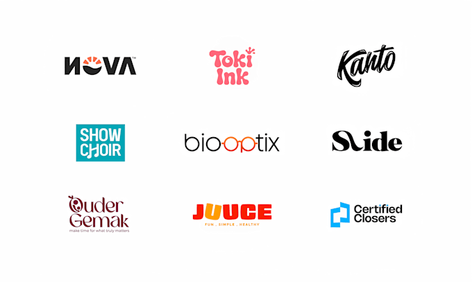 create minimalist wordmark lettermark logo design