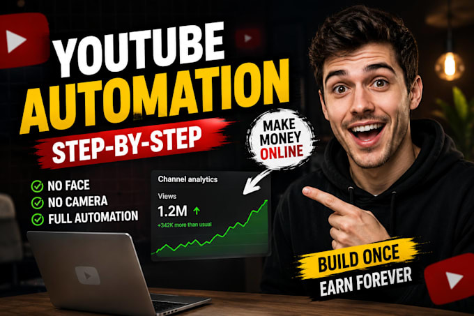 build and manage a profitable youtube automation channel