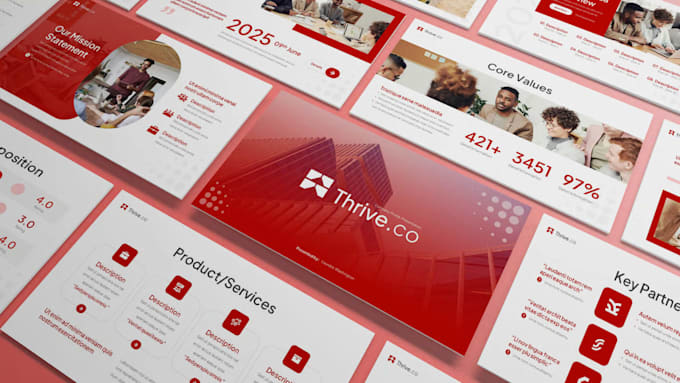 redesign business pitch deck, sponsorship powerpoint presentation, google slides