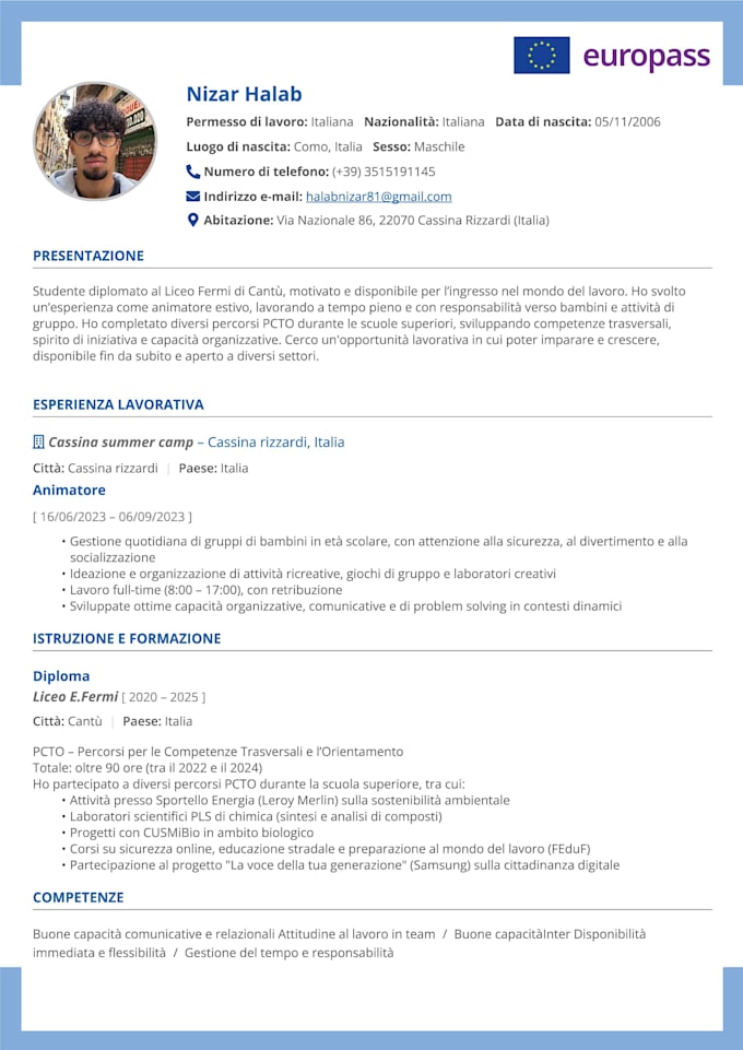 create or improve your professional CV and resume