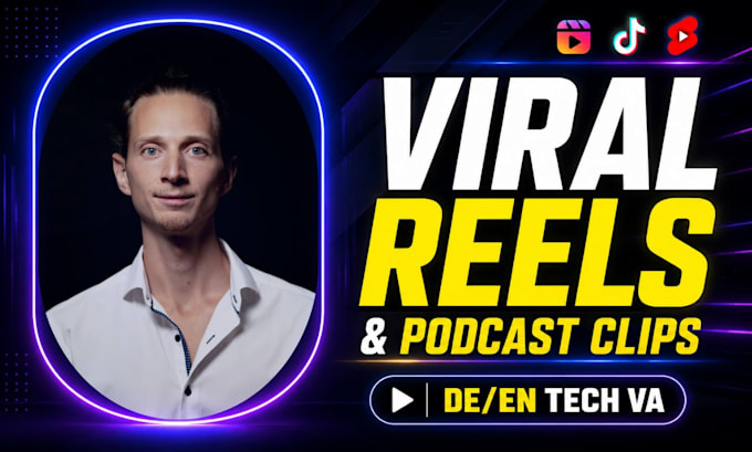 be your tech va for social media clips and video editing