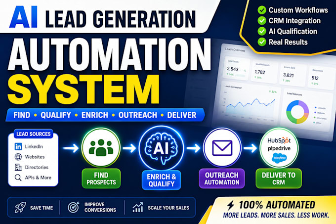 build an ai lead generation and outreach automaton system