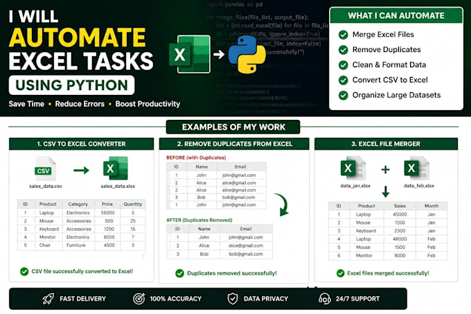 automate excel tasks using python