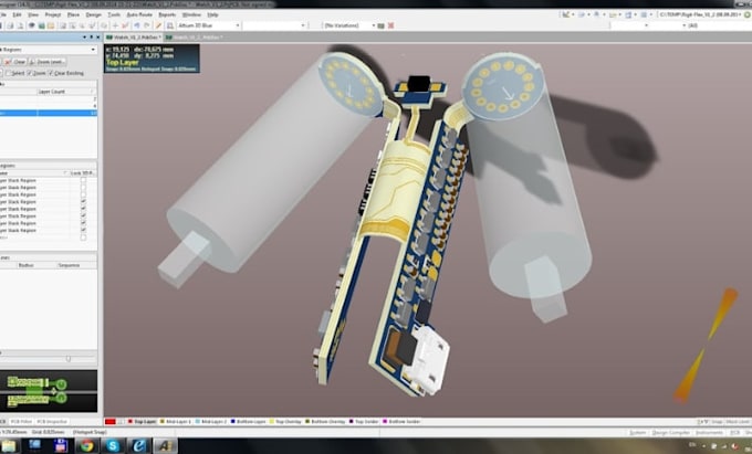design rigid and flex pcb for wearable medical automotive electronics for coding