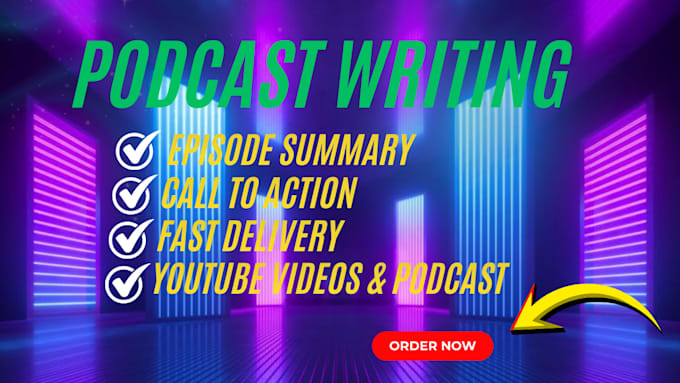 write podcast content podcast script