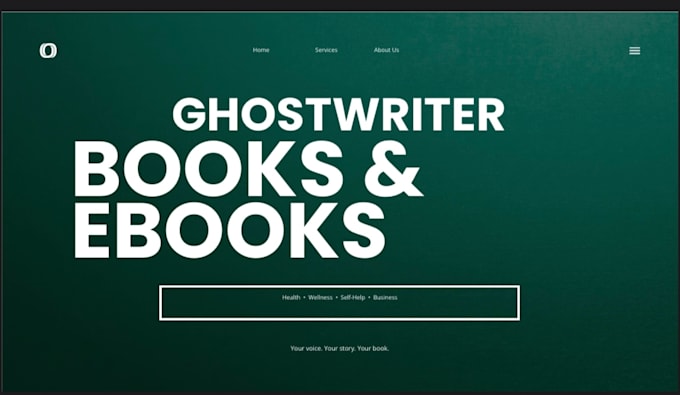 ghostwrite your book or ebook in your voice