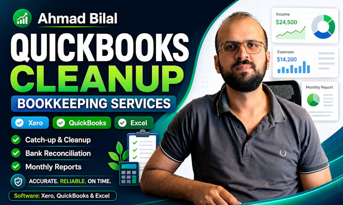do quickbooks cleanup and bookkeeping