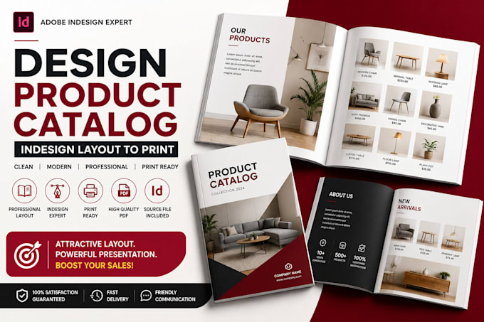 design product catalog indesign layout to print
