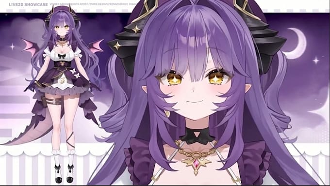 design high quality vtuber model and live2d rig for vtube studio