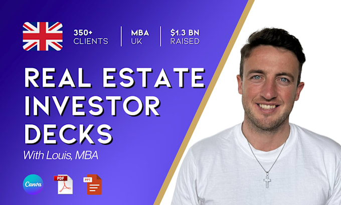 create a real estate reit investor pitch deck