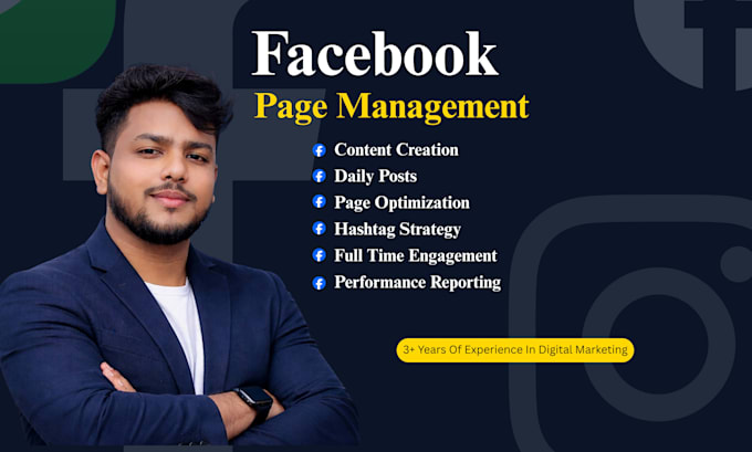 manage your facebook page with daily posts, engagement and growth strategy