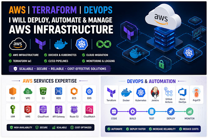 automate infrastructure using terraform and AWS
