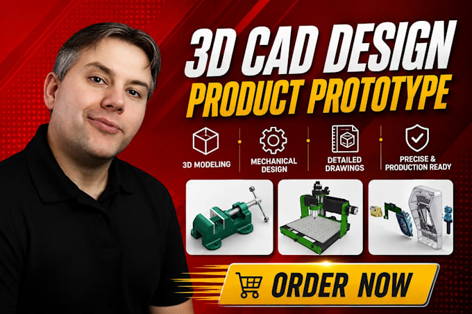 3d industrial cad design mechanical engineering modeling in solidworks fusion360