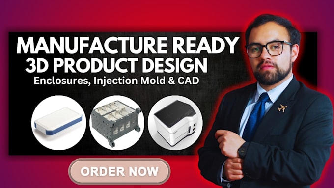 design dfm product enclosure for consumer electronics and 3d injection mold cad