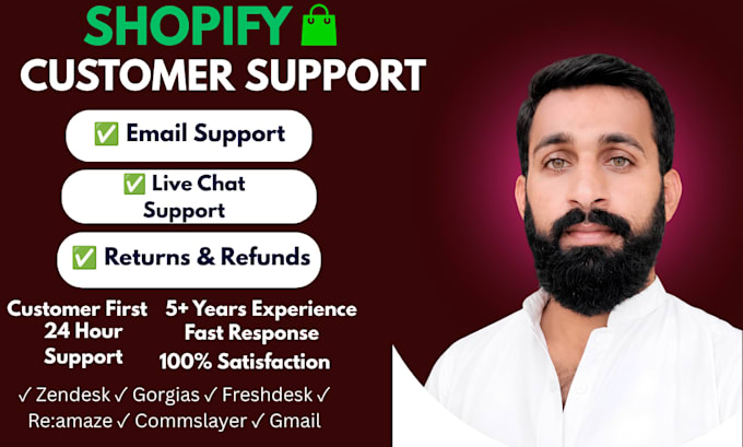 provide ecommerce customer support for shopify fashion stores