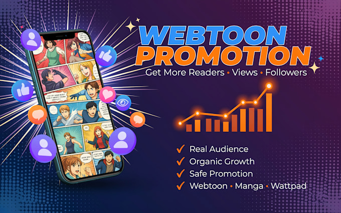 do webcomic promotion, webtoon tapas, wattpad, manga, comic promotion