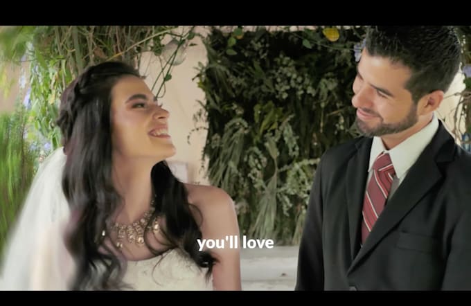 edit a breathtaking cinematic wedding video edit