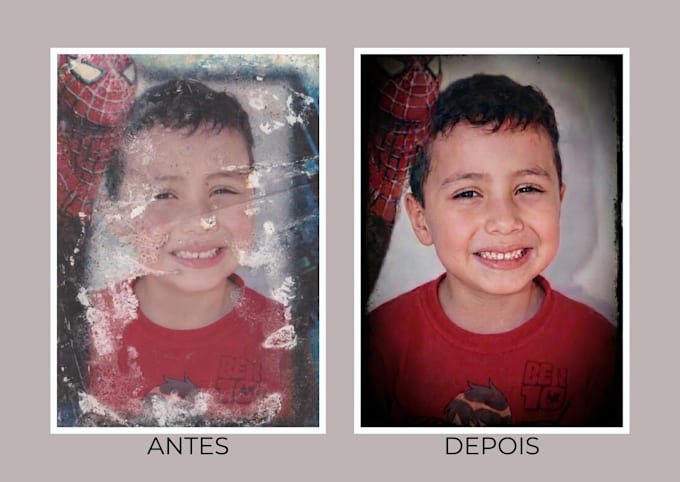 editar e restaurar sua foto danificada