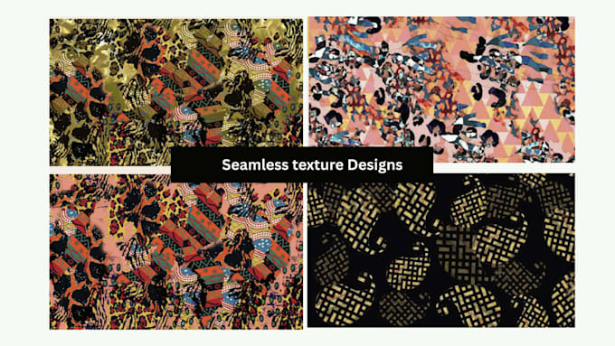 create seamless texture patterns for packaging branding and merchandise