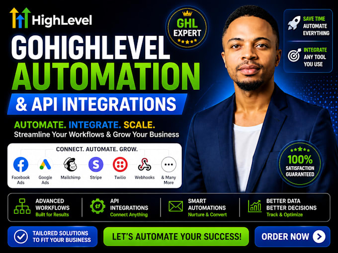 automate gohighlevel workflows and integrate apis