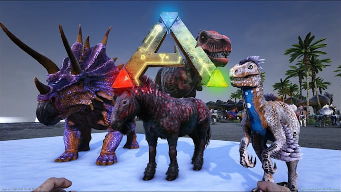 create custom 3d thumbnails for ark survival evolved