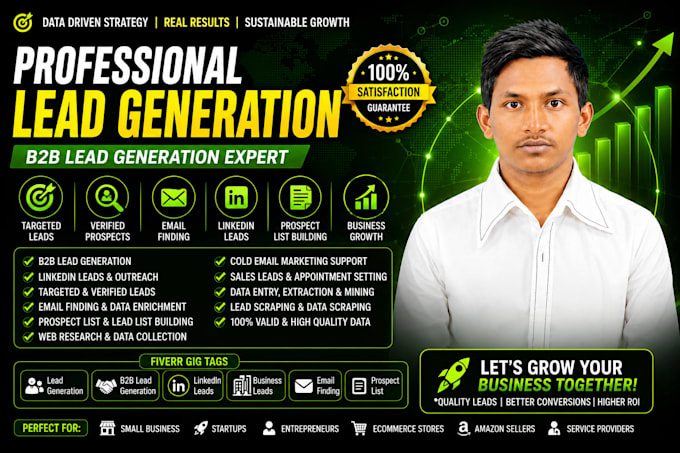 do b2b lead generation, linkedin lead generation and targeted b2b leads