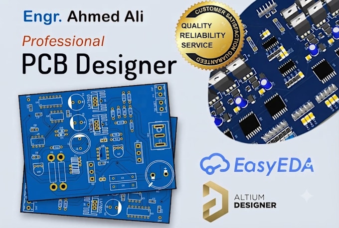 design pcb layout, schematic and gerber files in kicad