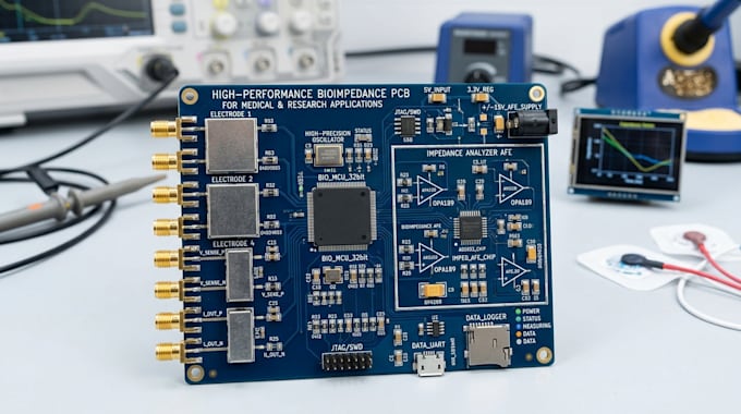 create custom bioimpedance and high impedance pcb designs