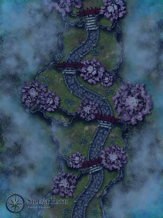 create immersive dnd battle maps for roll20 and foundry vtt