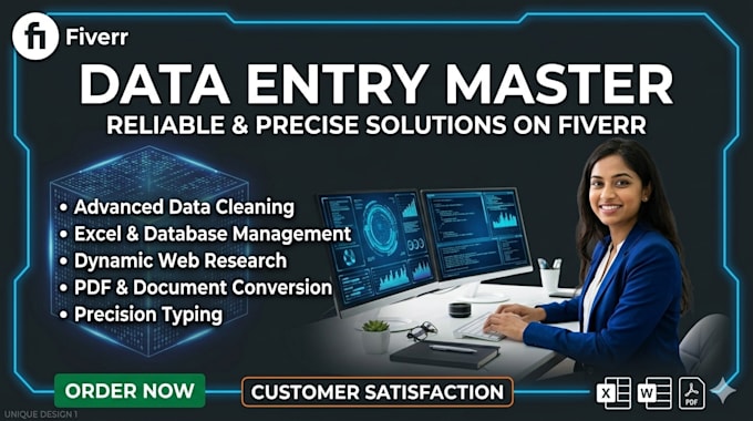 do professional data entry work, and web research