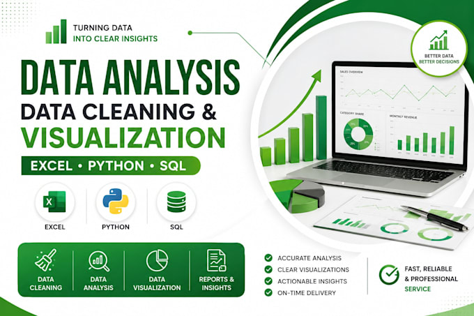 analyze, clean and visualize your data using excel, python and sql