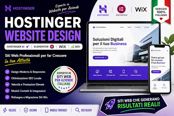 hostinger website design hostinger elementor redesign hostinger wix business SEO