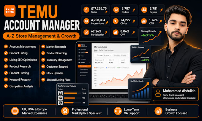 create and manage your temu seller account professionally