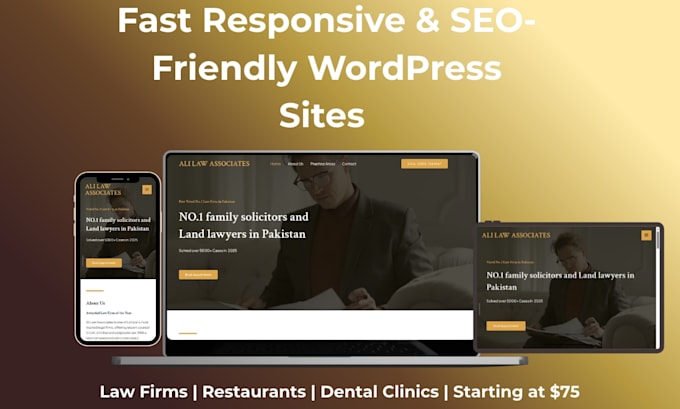 design a law firm website on wordpress with reservation system