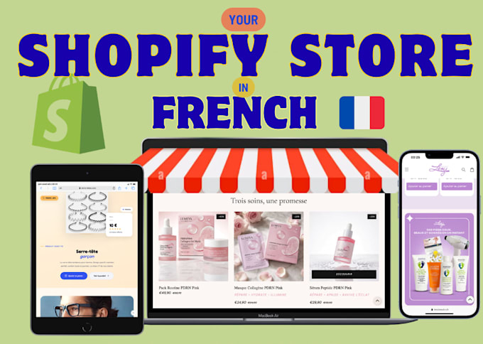 create a shopify store and ecommerce website