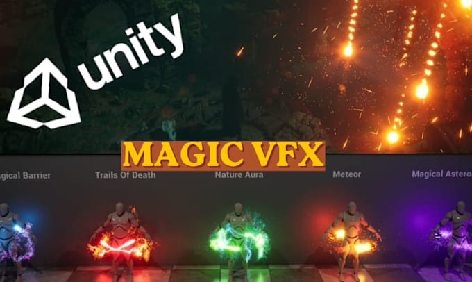 build realistic game visuals, dust, smoke, fire, magic, environmental fx, shader