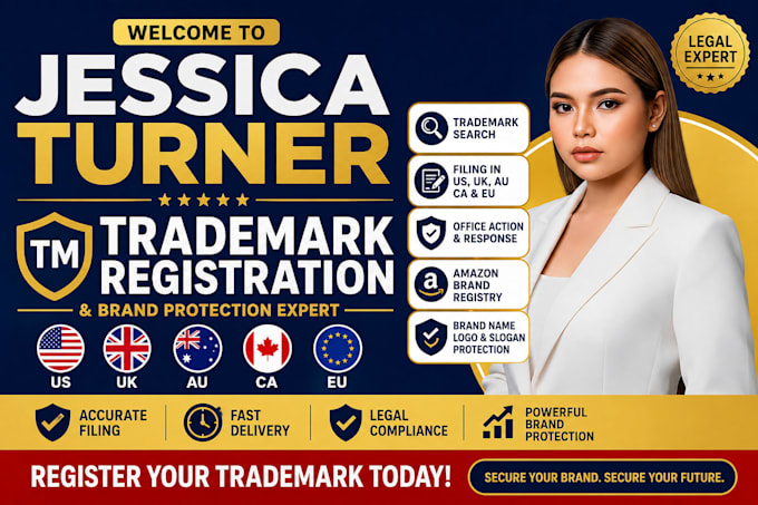 register trademark in US, UK, eu, ca