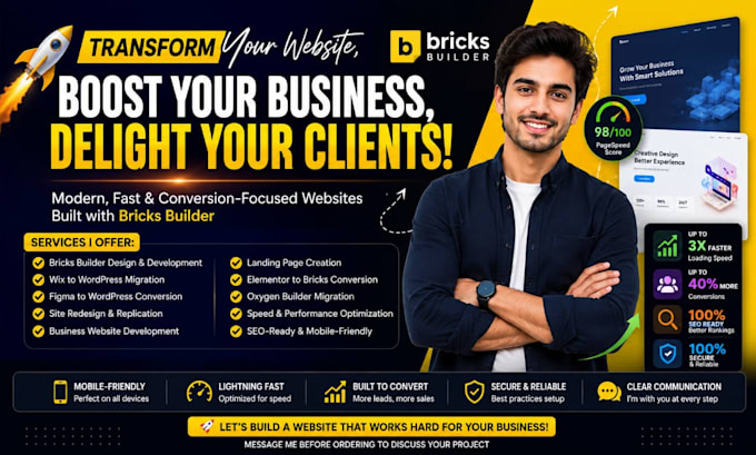 redesign, clone or migrate your website to wix and wordpress bricks builder