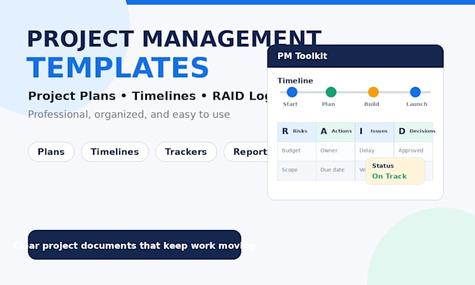 create professional project plans and timelines