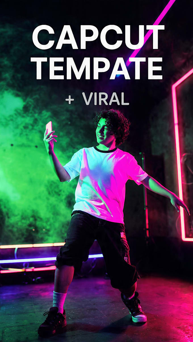 create viral capcut templates for tiktok, reels and shorts