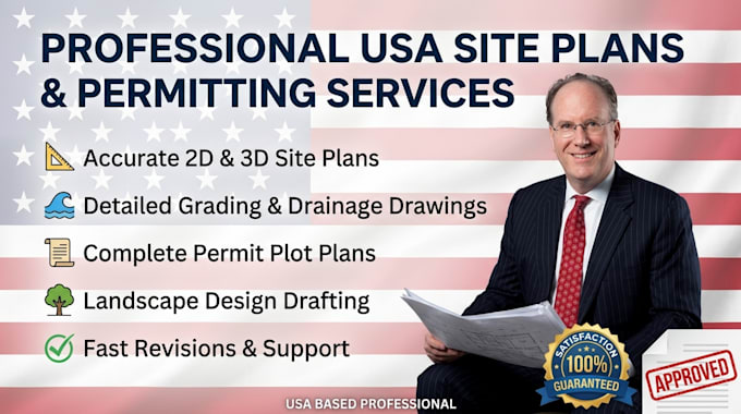 create site plans, grading drawings and permit plot plans
