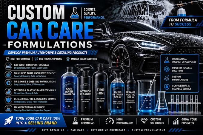 formulate car care, wax, auto detailing, automotive chemical formulation
