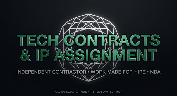 draft tech independent contractor agreement and IP assignment