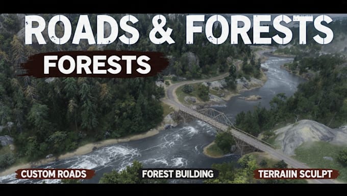 create custom roads, forests, and terrain modifications for dayz