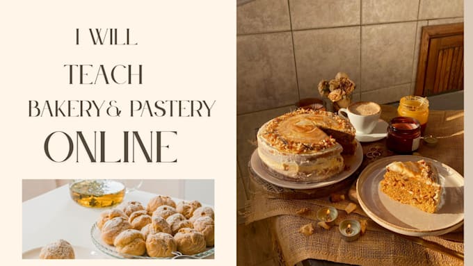 teach baking and pastry making from beginner to professional level