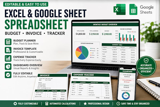 do editable excel spreadsheet google sheet budget invoice tracker